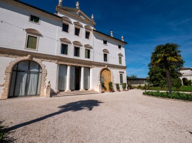 Villa Ghislanzoni Curti, İtalya 'daki Vicenza Zarif Venedik Köşkü' nde. Yüksek kalite fotoğraf