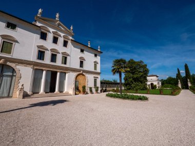 Villa Ghislanzoni Curti, İtalya 'daki Vicenza Zarif Venedik Köşkü' nde. Yüksek kalite fotoğraf