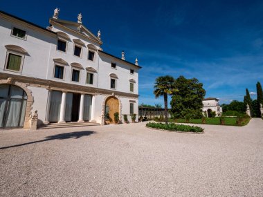 Villa Ghislanzoni Curti, İtalya 'daki Vicenza Zarif Venedik Köşkü' nde. Yüksek kalite fotoğraf