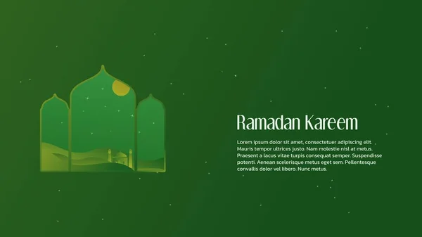 İslami geçmiş tasarımı. Ramazan temalı arka plan. İslami temalı tebrik kartları, posterler, iniş sayfaları veya diğer ihtiyaçlar için uygun olabilir..