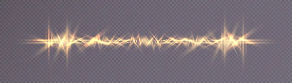 Абстрактный Стильный Световой Эффект Черном Фоне Золотые Светящиеся Неоновые Линии — стоковый вектор
