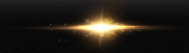 Soyut güneş, özel bir ışık efektiyle şeffaf bir parıltı saçar. Parlak röfle hareketlerinde vektör bulanıklığı. Güneş. Işık efekti png