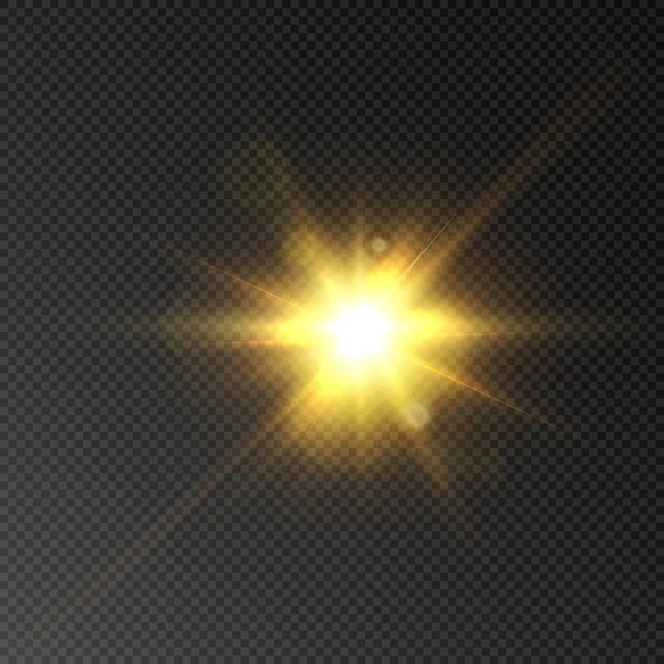 Χρυσό Φως Σωματίδια Σκόνης Αφηρημένο Φως Bokeh Φόντο Για Σχεδιασμό — Διανυσματικό Αρχείο