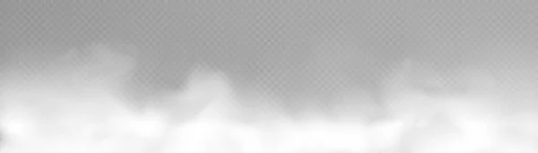 Текстура Пара Дыма Тумана Облаков Векторный Изолированный Дым Аэрозольный Эффект — стоковый вектор