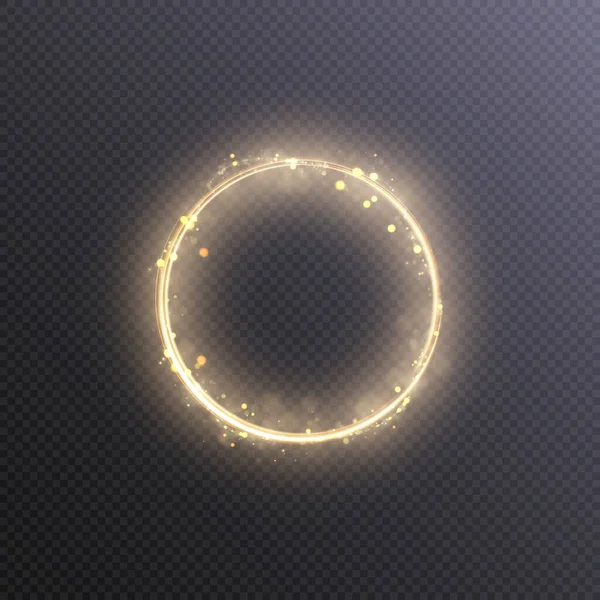 明亮的球状闪电一个环中强烈的能量电荷 网页设计元素 空格用于文字广告 明信片 屏幕保护程序 魔多B — 图库矢量图片