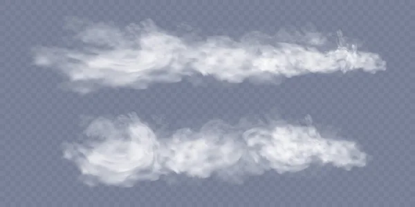 Buhar dokusu, duman, sis, bulutlar. İzole edilmiş duman. Aerosol etkisi