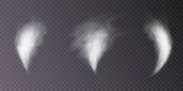 云的结构 病媒隔离烟雾 气溶胶效应 — 图库矢量图片