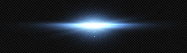 青い色のベクトルイラスト 光の効果だ 概要光のレーザービーム 光の混沌としたネオン光線 — ストックベクタ