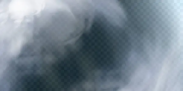 Durchscheinender Rauch Isoliert Auf Einem Transparenten Hintergrund Dampfeffekt Spezialeffekt Vektortextur — Stockvektor