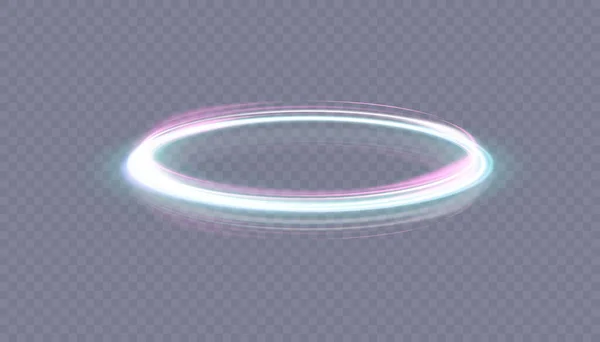 透明な背景に動的光源のベクトル図 光抽象化の高速化 抽象的な光の渦 ウェブデザイン ゲームデザインのために ベクトル — ストックベクタ