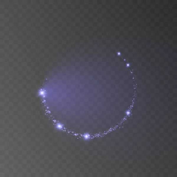 輝く渦巻く背景を持つ抽象的なリングの背景 エネルギー フロー トンネル 光歪みのある青いポータル 魔法の円ベクトル 光の効果を持つ丸枠 — ストックベクタ