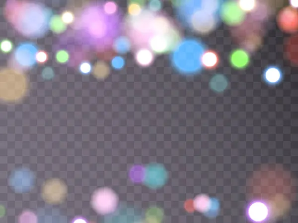 Goud Stof Licht Bokeh Kerst Gloeiende Bokeh Glitter Overlay Textuur — Stockvector