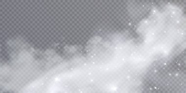 Noel arkaplanı havada uçuşan beyaz kar taneleriyle örtüşüyor. Şeffaf vektör arkaplanında yoğun kar yağışı.