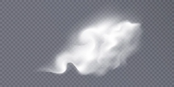 Textura Vapor Humo Niebla Nubes Con Elementos Luz Bokeh Vector — Vector de stock