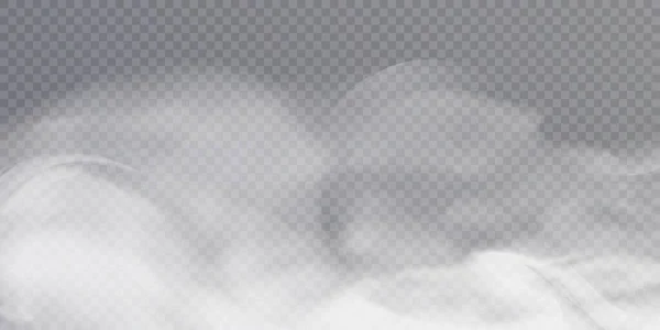 구름의 보케의 요소와 격리된 에어로졸 — 스톡 벡터