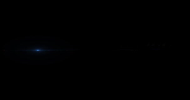 Внутрішній Світловий Спалах Сонячне Світло Лінза Спалахує Художній Анімаційний Фон — стокове відео