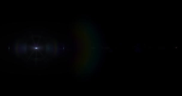 Sonnenblendlicht Animation Hintergrund Abstrakter Hintergrund Heller Horizontaler Lichtstrahlen — Stockvideo