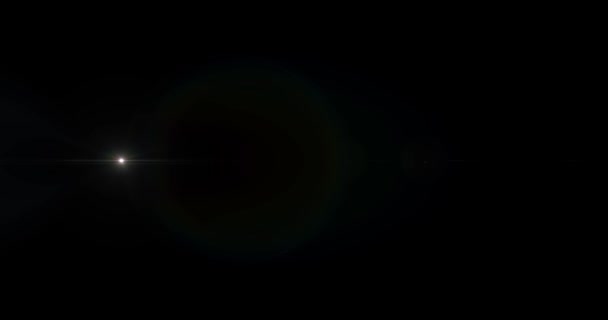 Sonnenlicht Blendet Kunst Animation Hintergrund Abstrakter Hintergrund Heller Horizontaler Lichtstrahlen — Stockvideo