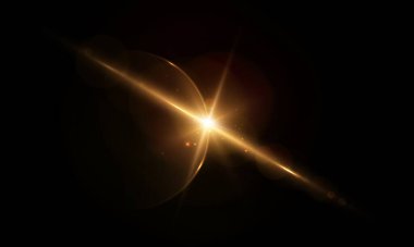 Parçacık Efektleriyle Parlayan Işık Işını