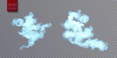 Gerçekçi Mavi Duman Elementleri