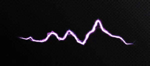 Parlak auralı mor şimşek ve karanlık arka planda elektriksel impulslar. Fantezi ya da bilim kurgu görsel efektleri için sihirli enerji patlaması.
