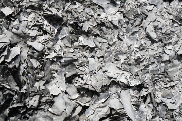 шаблон пепла бумаги, потребляемого огнем