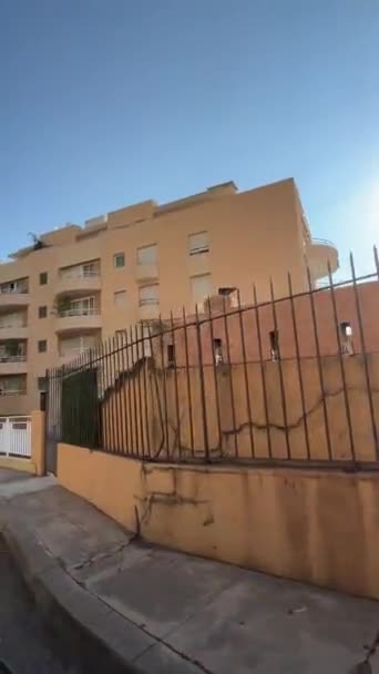 Przejazd Monte Carlo Księstwa Monako Widok Okno Miasta Beausoleil Format — Wideo stockowe