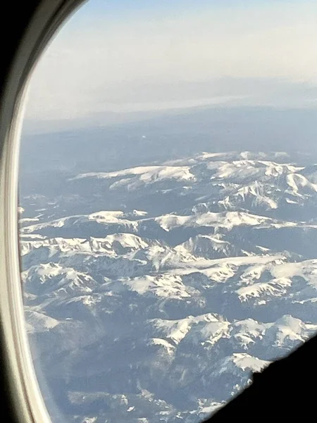 Snow Capped Mountain Ranges — Stock Photo, Image
