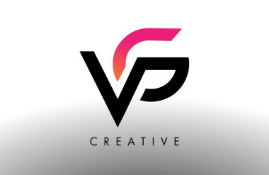 VG Mektup Tasarım Logosu. GV yaratıcı simge Vektör İllüstrasyonu