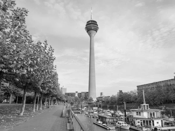 Ciudad Düsseldorf Río Rin Alemania — Foto de Stock