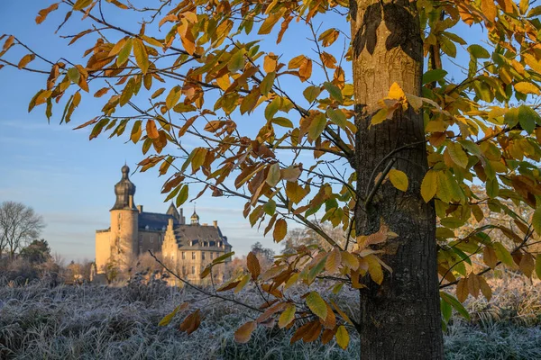 Autumn Time Castle Westphalia — Stock Photo, Image