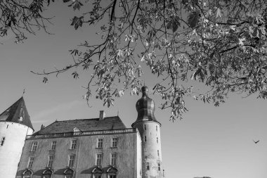 Westphalia 'da bir şatoda sonbahar zamanı