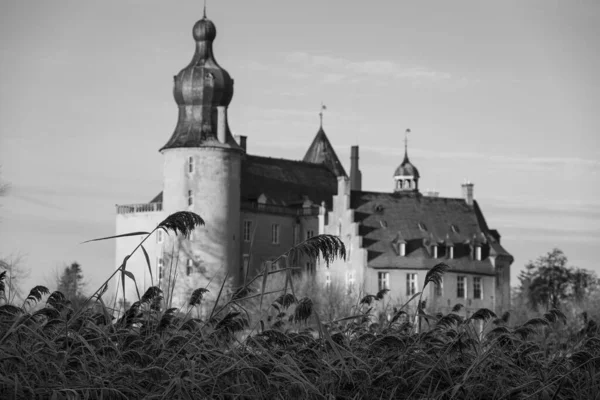 Herbstzeit Auf Einem Schloss Westfalen — Stockfoto