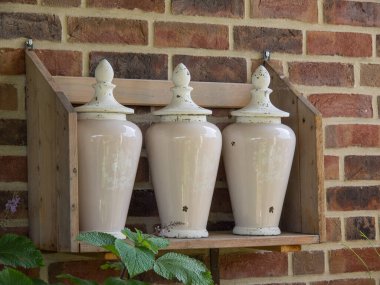 Bir Alman bahçesinde yaz mevsimi