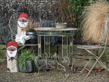 Bir Alman bahçesinde yaz mevsimi