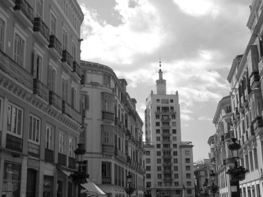 İspanya 'daki Malage şehri.