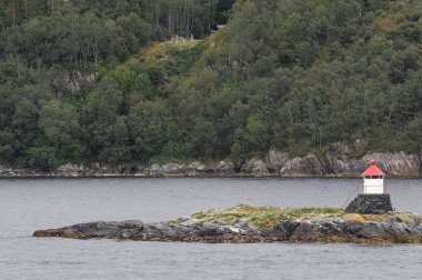 Ship cruise in the norwegian fjords