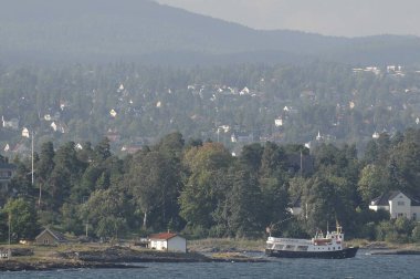 Ship cruise in the norwegian fjords