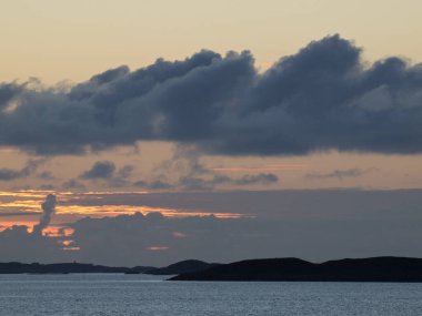 Ship cruise in the norwegian fjords