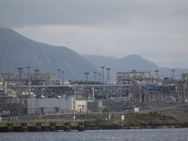 Ship cruise in the norwegian fjords