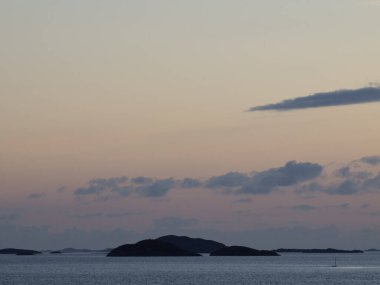 Ship cruise in the norwegian fjords