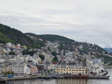Ship cruise in the norwegian fjords