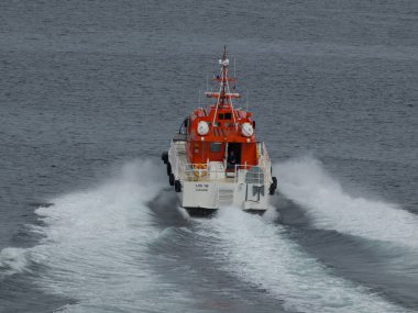 Ship cruise in the norwegian fjords