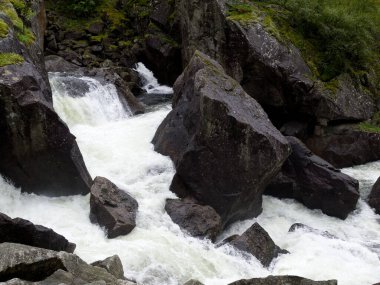 Ship cruise in the norwegian fjords