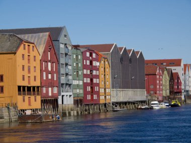 Ship cruise in the norwegian fjords
