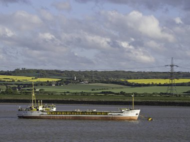 the thames river near london