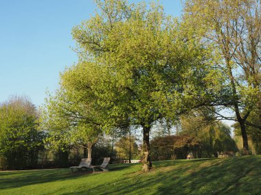 hiking at a lake in germany