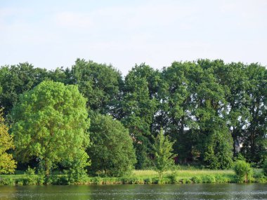 small lake near borken in westphalia