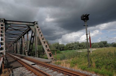 Weener 'ın yanındaki nehirde.