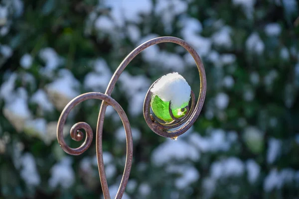 Zimní Čas Německé Zahradě — Stock fotografie